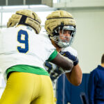 Through the Lens: Fighting Irish Practice, Jan.5